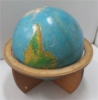 World tabletop globe 16" diameter.