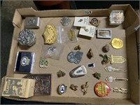 MISC- PINS, BOXES,
