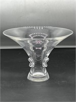 Vintage Mid-century Steuben thumbprint crystal