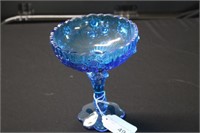 Fenton Cobalt Blue Candy Dish 6"