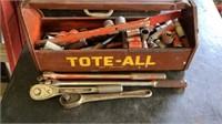 Tote-All Toolbox With Sockets And Ratchets Some