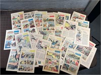 1950s Sunday Pix Comic Ephemera Lot
