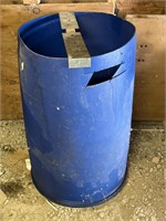 55 gallon plastic drum no lid with handle cut