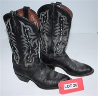 Tony Lama Cowboy Boots, Lizard