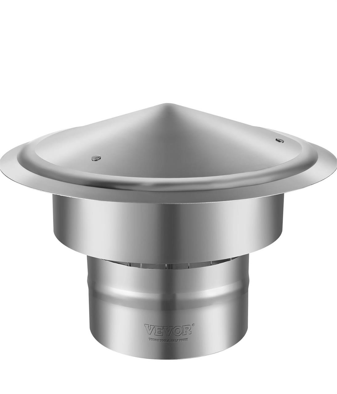 $55 VEVOR Chimney Cap, 6 inch, 304 Stainless Steel