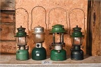 4 COLEMAN LANTERNS