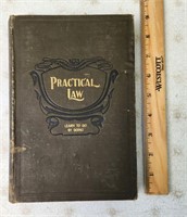Practical Law 1906 HC Book, Burrit Hamilton