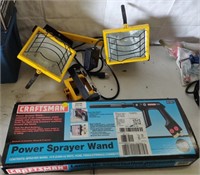 Craftsman Power Sprayer Wand & Flood Lights