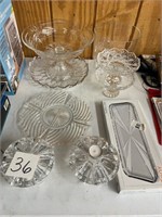 Candy dishes, platters, other dishes