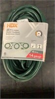 HDX  25ft 3 Inline Outlet Outdoor Extension Cord