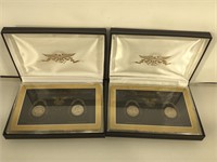 Pair of Great American Double Dated Nickel Sets