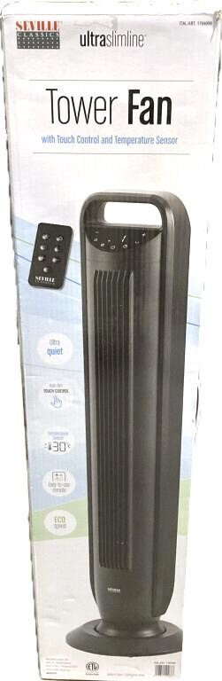 Seville Tower Fan With Touch Control &