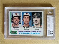 1982 Cal Ripken Topps Orioles Rookie Future Stars