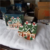 Holiday Expressions Porcelain Lighted House