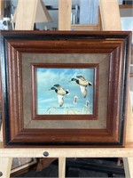 Signed Don Hummel duck painting