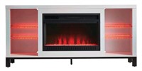 New CANVAS Waldon LED Media Fireplace, 60-in