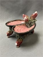 Majolica Ware Oyster Stand