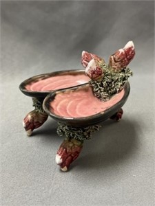 Majolica Ware Oyster Stand