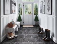 Case Montauk Black Honed Slate Floor & Wall Tile