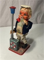 Vintage Tin Bartender - Battery Operated