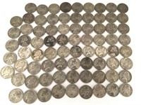 (77) Silver Jefferson Nickels