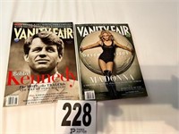 (2) Vanity Fair Magazines