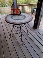 mosaic patio table