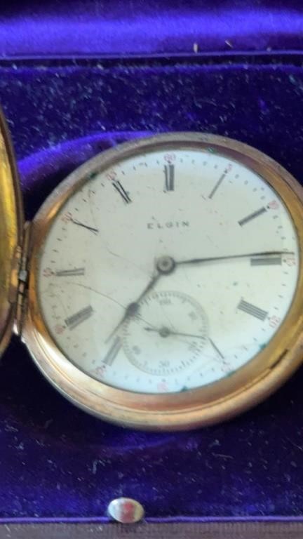 Elgin Pocket Watch- F. Rolshoven Jewelers Detroit