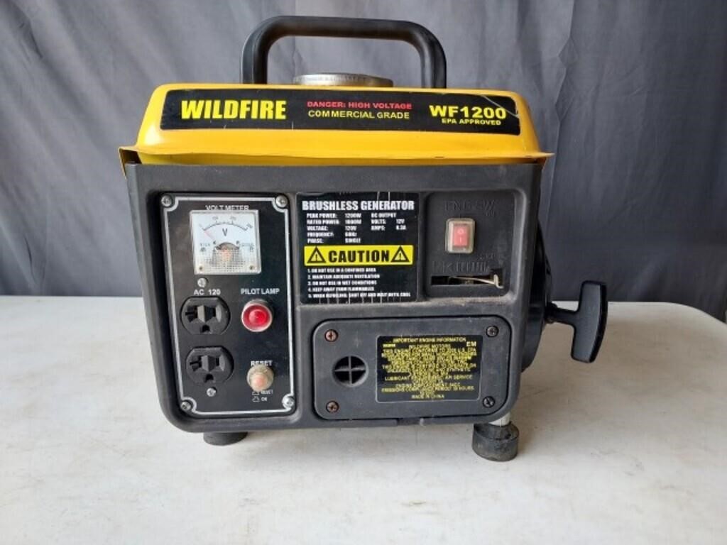 Wildfire 12 Volt 8 amps Generator