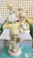 Precious Moments collector figures lot of four