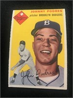 1954 Topps #166 Johnny Podres HOF Lower grade Cond