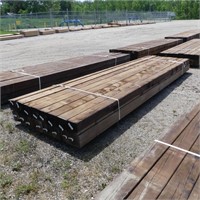 16 pcs. 6" x 6" x 14' PRESSURE TREATED LUMBER