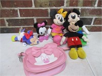 Lot of Disney Plush & Purse