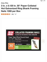 Hot Galvanized Ring Shank Framing Nails