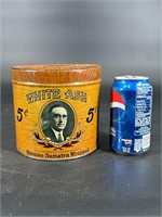 WHITE ASH STORE CIGAR TIN 5 CENT GREAT SHAPE