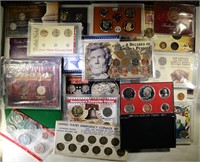 28pc TRIBUTE SETS LOADED WITH SILVER COINS -