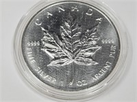 1 Ounce Maple Leaf Silver Round 1999