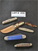 Group of Pocket Knives