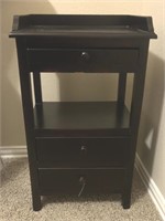 End Table/Night Stand w/Three Drawers