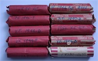 10 ROLLS OF WHEAT CENTS