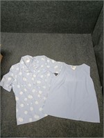 Vintage Florentine two-piece shirt set, size 14