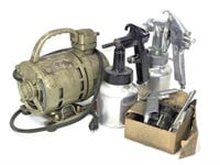 Sears Paint Sprayer & Sand Blaster, Vacuum Pump