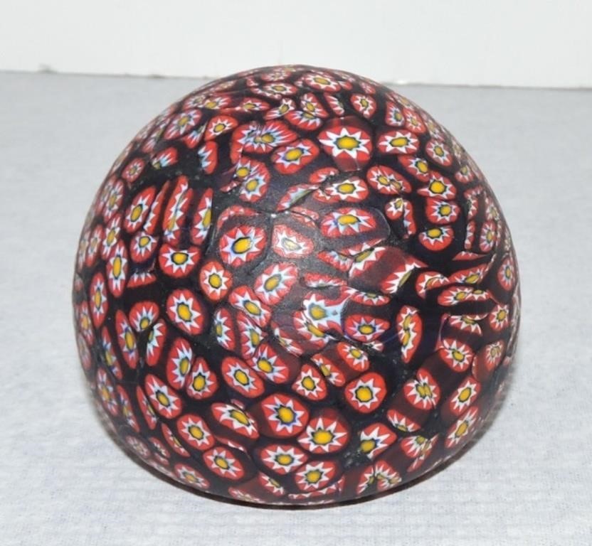 Murano Millefiori paperweight