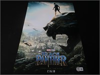 BRIAN A PRINCE SIGNED 11X17 BLACK PANTHER BAS