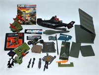 GI Joe Lot of Misc Parts Game and Paper