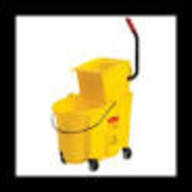 Wavebrake 35 Qt. Plastic Mop Bucket With Wringer