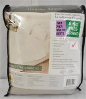 KING SZ 3 PC DUVET COVER SET - JENNIFER ADAMS-TAN