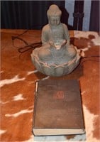 BUDHA WATER FOUNTAIN AND 1937 BOOK