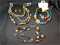 Pretty group of chunky necklaces and more