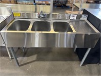 NEW KROWNE 48” Bar 3 Compartment
